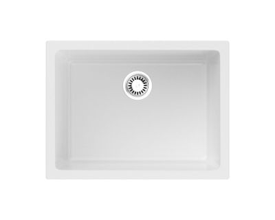 Кухонная мойка из керамики Omoikiri Okinoshima 61-U/I-WH Glossy Natceramic/белый