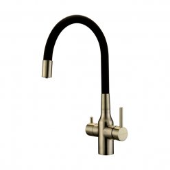 Смеситель PAULMARK SALIX Sa213419-BR, (бронза)