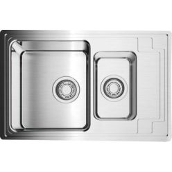 Кухонная мойка из нержавейки Omoikiri Mizu 78-2-IN нержавеющая сталь