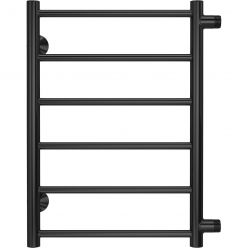 Полотенцесушитель водяной TERMINUS Аврора П6 400х600 бп500 RAL 9005 черный матовый