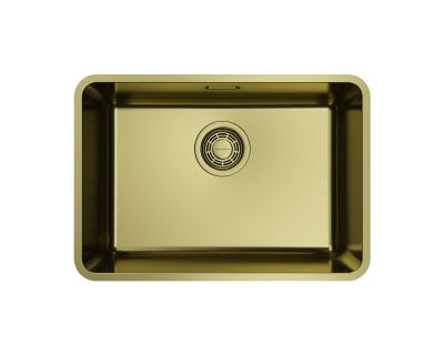 Кухонная мойка из нержавейки Omoikiri Omi 53-U/I-LG Ultra Mini светлое золото