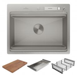 Кухонная мойка Roxen Stage 60-S (текстурное покрытие)