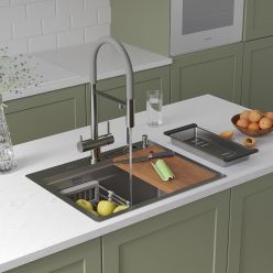 Кухонная мойка Roxen Stage 60-S (текстурное покрытие)