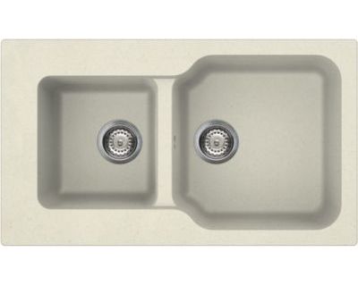 Кухонная мойка Omoikiri Maru 86-2-BE Tetogranit/ваниль