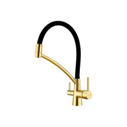 Смеситель PAULMARK SIEGEN Si213111-G (золото/черный)