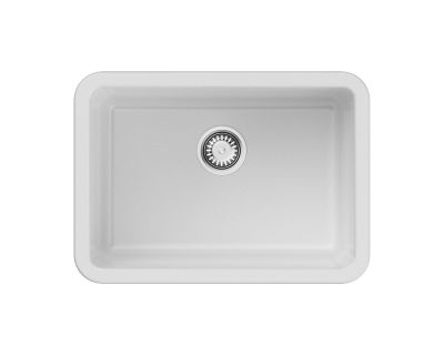 Кухонная мойка из керамики Omoikiri Torishima 67-U/I-WH Glossy Natceramic/белый