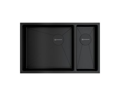 Кухонная мойка из нержавейки Omoikiri Taki 69-2-U/IF-GB-L Side графит
