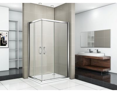 Душевой уголок Good Door Infinity CR-120-80-C-CH, 120 х 80 х 185 см, стекло прозрачное, профиль хром, ИН00092