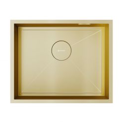 Кухонная мойка из нержавейки Omoikiri Kasen 54-16-INT-LG светлое золото