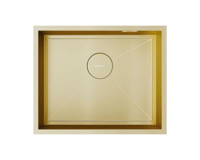 Кухонная мойка из нержавейки Omoikiri Kasen 54-16-INT-LG светлое золото