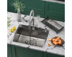 Кухонная мойка Roxen Simple 60 (зернистый сатин)