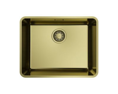 Кухонная мойка из нержавейки Omoikiri Omi 53-U/I-LG Ultra светлое золото