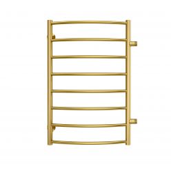 Полотенцесушитель водяной TERMINUS Классик П8 500х800 RAL 9005 боковое подключение (м/о 500) золото