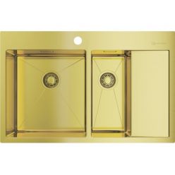 Мойка кухонная Omoikiri Akisame 78-2 LG-L 4973087 светлое золото