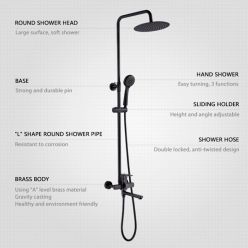 Душевая стойка со смесителем Ledeme H80B L2480B