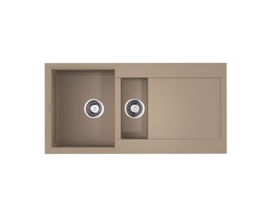 Кухонная мойка Omoikiri Sakaime 100-2-CH Tetogranit/шампань