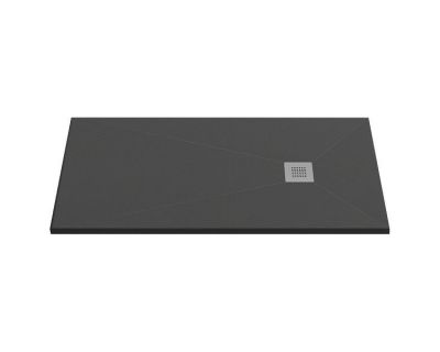 Мраморный душевой поддон Good Door ESSENTIA черный 150x70