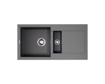 Кухонная мойка Omoikiri Sakaime 86-2-GR Tetogranit/leningrad grey