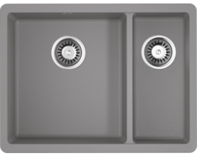 Мойка кухонная Omoikiri Kata 55-2-U-GR artgranit/leningrad grey 4993390