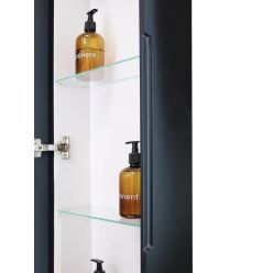 Шкаф с зеркалом Континент Eltoro LED 36x156 с подсветкой и сенсорным управлением