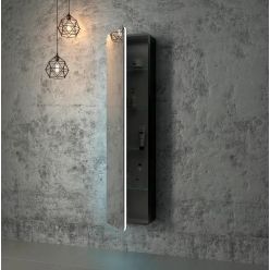 Шкаф с зеркалом Континент Eltoro LED 36x156 с подсветкой и сенсорным управлением