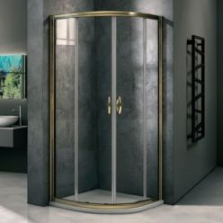 Душевой уголок Good Door Jazze R-100-C-G, 100 х 100 х 185 см, стекло прозрачное, профиль золото, ДЖ00057 Душевой уголок Good Door Jazze R-100-C-G, 100 х 100 х 185 см, стекло прозрачное, профиль золото, ДЖ00057