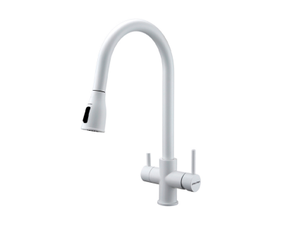 Смеситель PAULMARK LANGE La214212-431 (белый/белый матовый)