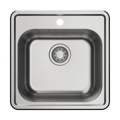 Кухонная мойка из нержавейки Omoikiri Notoro 48-SI Matt silver matt