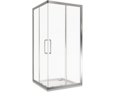 Душевой уголок Good Door Neo CR-90-C-CH, 90 х 90 х 185 см, стекло прозрачное, профиль хром, НЕ00013