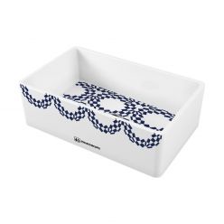 Кухонная мойка из керамики Omoikiri Mikura 76-Tokyo 2 Natceramic/white