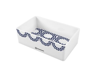 Кухонная мойка из керамики Omoikiri Mikura 76-Tokyo 2 Natceramic/white