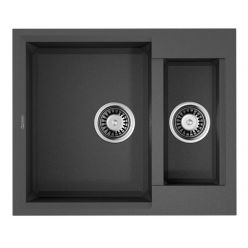 Кухонная мойка Omoikiri Sakaime 60-2-PL Tetogranit/Платина