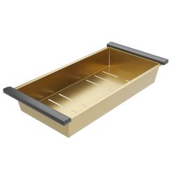 Кухонная мойка Roxen Simple 60 PVD золото (текстурное покрытие)