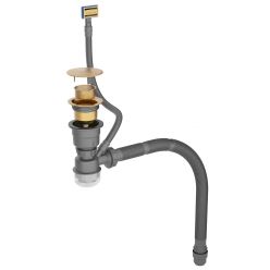 Кухонная мойка Roxen Simple 60 PVD золото (текстурное покрытие)