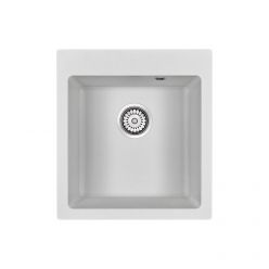 Кухонная Мойка Paulmark KANTE 45 PM104651-WH (белый)