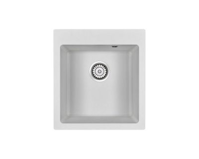 Кухонная Мойка Paulmark KANTE 45 PM104651-WH (белый)