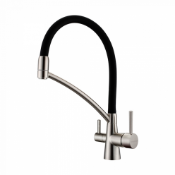 Смеситель PAULMARK SIEGEN Si213111-NI, (стальной/никель)