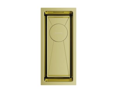 Кухонная мойка из нержавейки Omoikiri Taki 20-U/IF-LG светлое золото