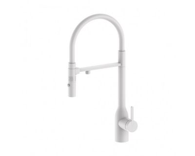 Смеситель PAULMARK MAGNETO ONE Ma213188-WH, (белый/белый матовый)