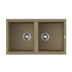 Кухонная мойка Omoikiri Tedori 86-2-CH Tetogranit/шампань