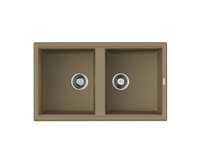 Кухонная мойка Omoikiri Tedori 86-2-CH Tetogranit/шампань