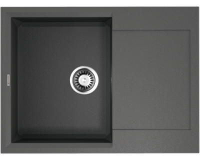 Мойка кухонная Omoikiri Sakaime 68-PL tetogranit/платина 4993193