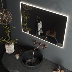 Зеркало Roxen Gotem Long 120x70 с LED подсветкой