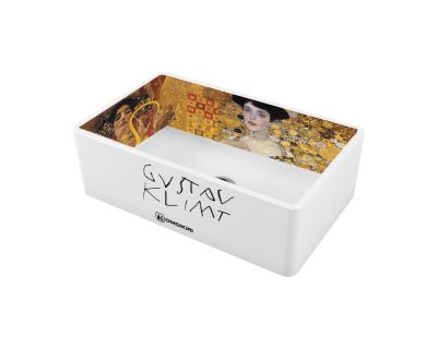 Кухонная мойка из керамики Omoikiri Mikura 76-Klimt Natceramic/white