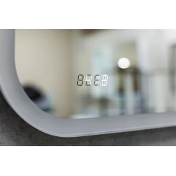 Зеркало Континент Bliss LED 120x80 с увеличительным зеркалом и часами