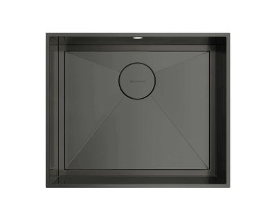 Кухонная мойка из нержавейки Omoikiri Kasen 53-26-INT-GM вороненая сталь