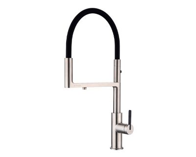 Смеситель PAULMARK TORNADO To213402-NI, (стальной/никель)