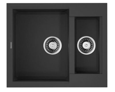 Кухонная мойка Omoikiri Sakaime 60-2-BL Tetogranit/Черный