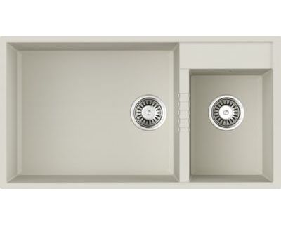 Кухонная мойка Omoikiri Tedori 85-2-U-WH Tetogranit/белый