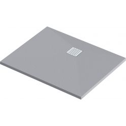 Мраморный душевой поддон Good Door ESSENTIA 2 серый 100х80